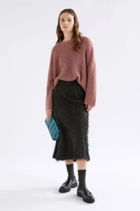 Agna Pattern Sweater Rosewood