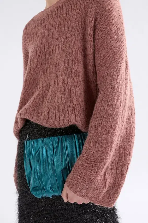 Agna Pattern Sweater Rosewood Agna Pattern Sweater Rosewood
