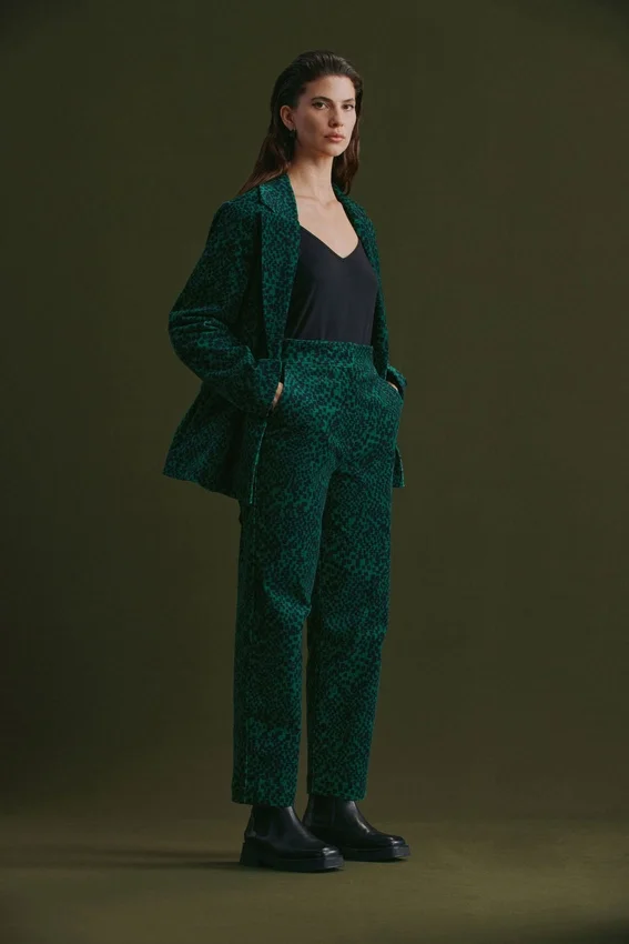 Altes Jacket Green Sinda Print Altes Jacket Green Sinda Print
