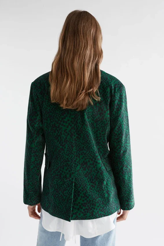 Altes Jacket Green Sinda Print Altes Jacket Green Sinda Print