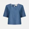 Denim Honnor Top Denim Honnor Top