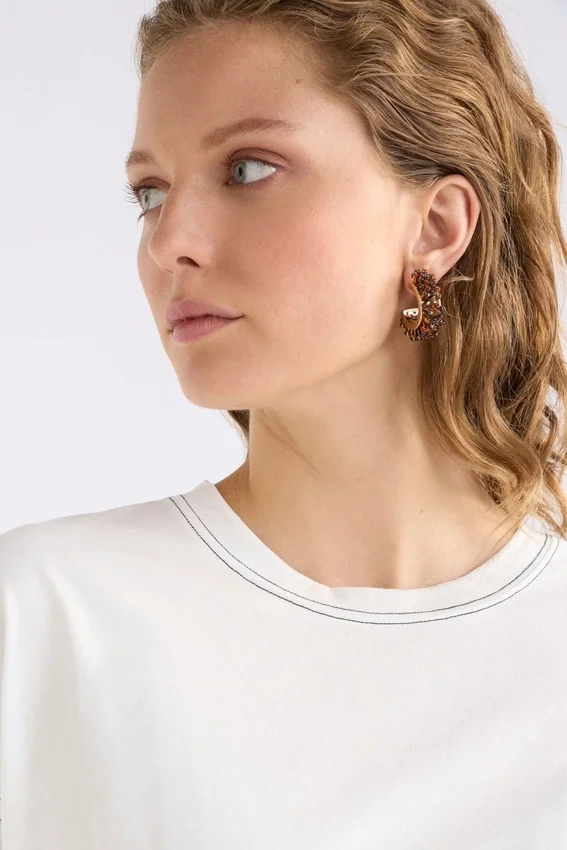 Famke T-Shirt White Famke T-Shirt White