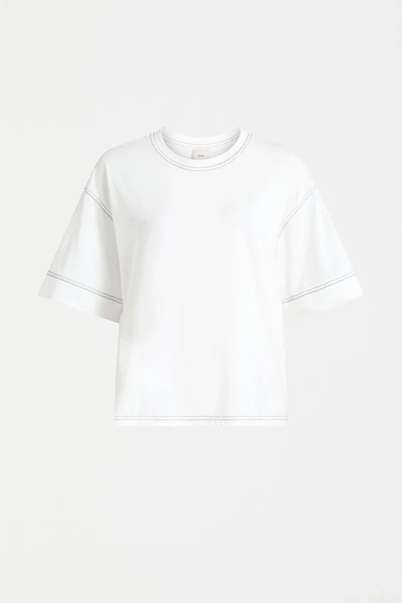 Famke T-Shirt White Famke T-Shirt White